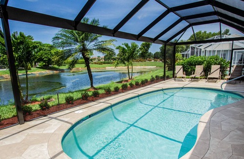 Falcons Glen House | Private Pool Home - Lanai with Southern Exposure and Sunset View