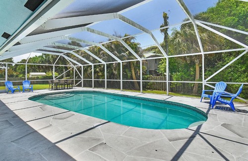 Fort Pierce Shores House | Private Pool & Steps to Ocean: Island Beach House!