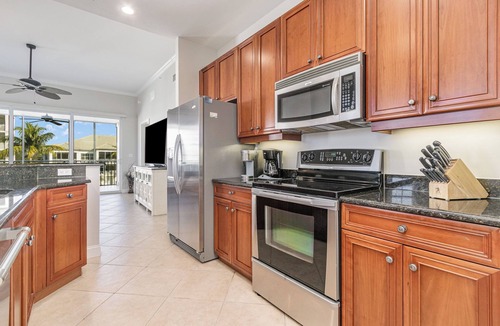 Bonita Shores Condo | RELAX and ENJOY the huge Resort Pool with waterfalls.