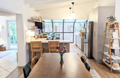 Sunset House | Remodeled midcentury home w/pool, perfect for group stay. Close to everything!