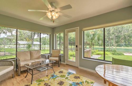 Dunnellon House | Riverfront Dunnellon Home with Dock and Solarium!
