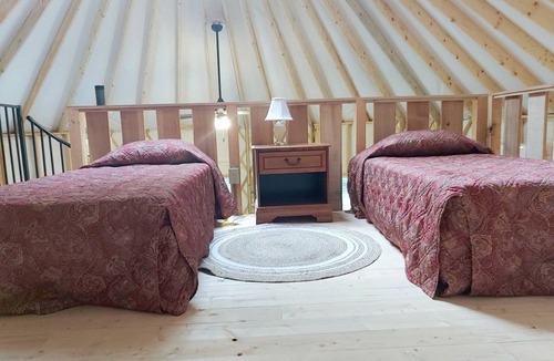 Glen Lyn Cabin | Riverside Mongolian Yurt Glamping Retreat for Six in Virginia