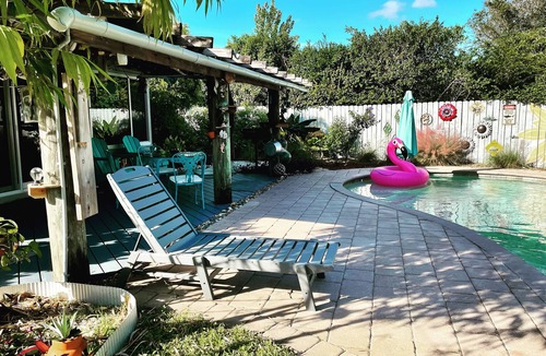 Florida North Atlantic Coast House | Sea Grape Escape Mid-Century Modern Pool home!