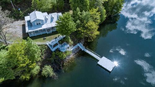 Topton House | Secluded Lakefront Cabin with Private Dock on Lake Nantahala, Topton, North Carolina