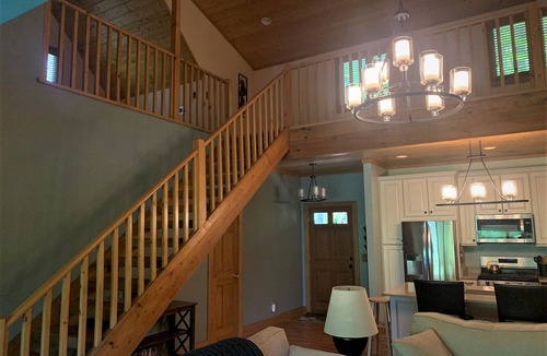 Sapphire House | Serene Lakefront Cabin with Dock/Kayaks/Canoe & Fire Pit!