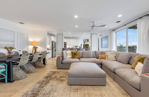 Meadows House | SEVENTH HEAVEN~Waterfront 5 BR, 4 Ba Townhome with Pool, Elevator & Dockage!