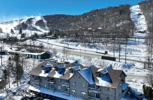 Beech Mountain Apartment | Ski Resort Backyard Walk to Lifts Brewery Coffee