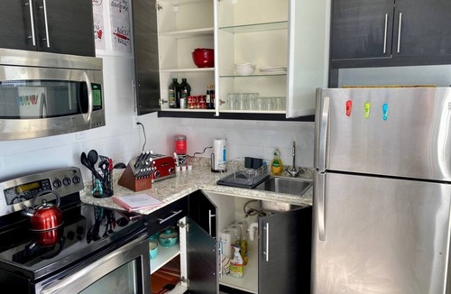 Poinsettia Heights Apartment | Spacious 1BR, Central AC, Real Desk & Office Chair