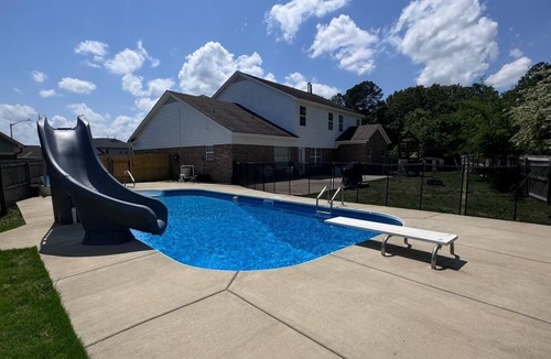 Olive Branch House | Spacious 4-Bedroom Home with Two Living Rooms & Pool in Olive Branch