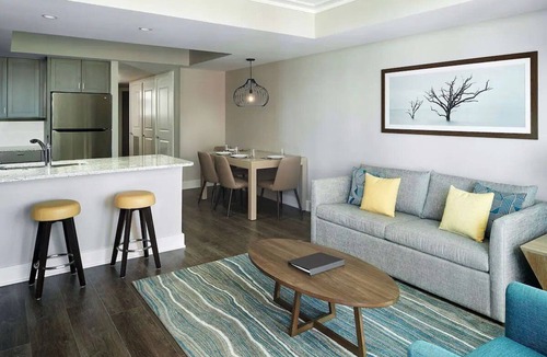 Downtown Myrtle Beach Hotel | Spacious Myrtle Beach Suite with Balcony Steps from the Boardwalk