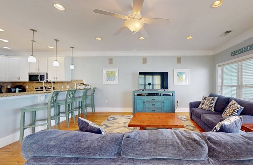 Wilmington Beach House | Spacious Retreat w/Elevator, Ocean Views, Tiki Bar, Short Walk to the Beach