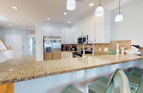 Wilmington Beach House | Spacious Retreat w/Elevator, Ocean Views, Tiki Bar, Short Walk to the Beach