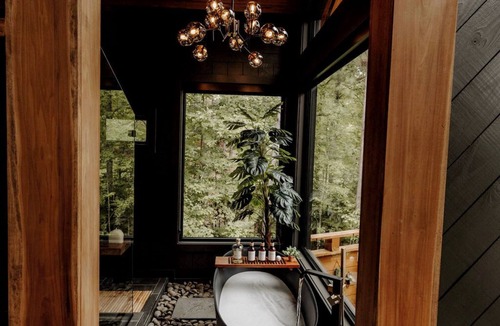 Crane Hill Cabin | Starlight Retreats-Intimate luxury cabin offering spa amenities, serene views
