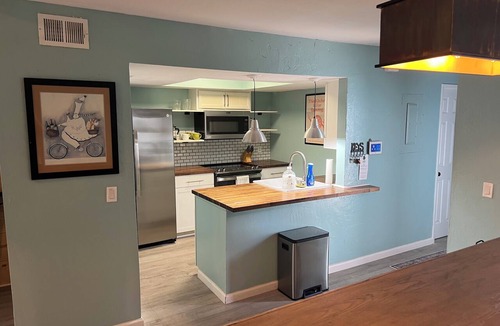 North Beach House | Stay five minutes from the beach in an updated, two-bedroom townhome!