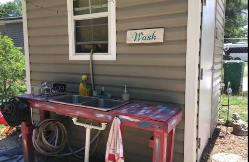 Telogia RV Rental | Stay in our Cozy Tent and Camp with the Goats!
