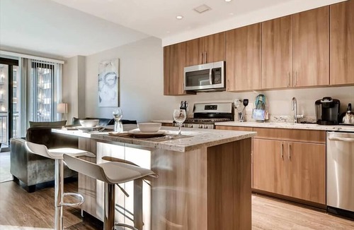 Aurora Highlands Apartment | Steps from Whole Foods 1 BR | Rooftop Pool