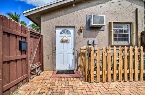 Margate Apartment | Studio with Private Patio about 9 Miles to Pompano Beach!