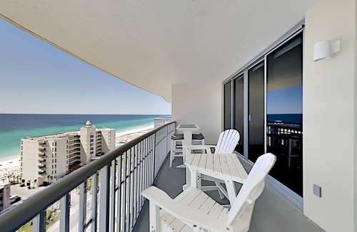 Pensacola Beach Condo | Stunning Beach View Condo with Large Balcony and Short Walk to the Beach!