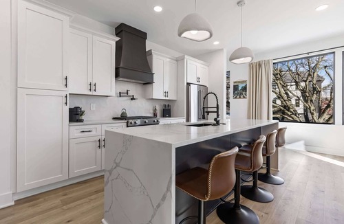 Hurwood Heights House | Summer rooftop hot tubs, sauna, game rooms near Geodis Park & Broadway