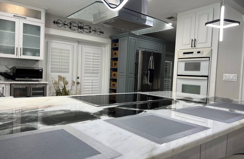 Country Place House | Tampa Retreat Home with Private Pool-Pet friendly- Near Everything. EV charger