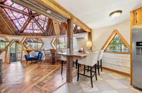 Conway House | The Dome at Wild River-A Peaceful & Unique Riverfront Getaway!