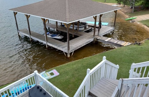 Dadeville House | The View at Lake Martin - with a boat dock and private boat ramp