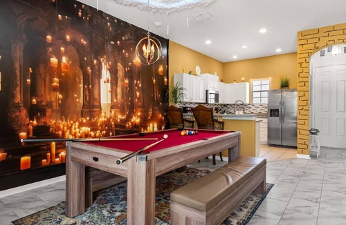 Tuscan Hills Villa | Themed Heated Saltwater Pool ~Arcade & Movie Room