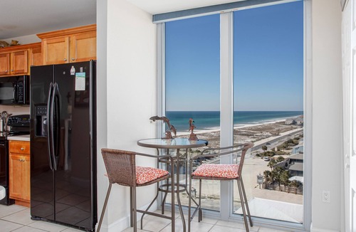 Pensacola Beach Condo | Three balcony water views - Wrap Around Balcony, Resort Pool with Spa - ED1050