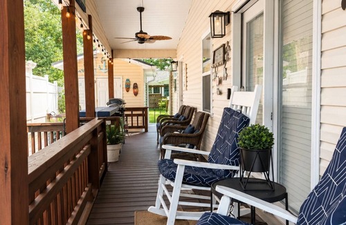 Surfside Beach House | Tidewater Sol Sunny Coastal Escape + Golf Cart in Ocean Lakes