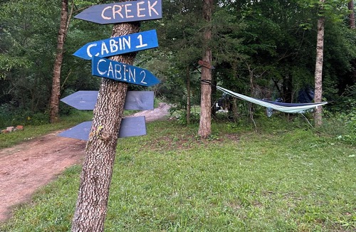 Shelby RV Rental | Tipi Tent By The Creek