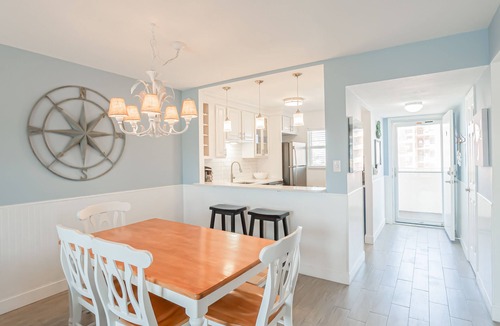 New Smyrna Beach Condo | Top-floor condo with ocean/pool views, private balcony, and heated beachfront pool