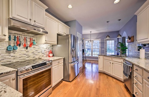 Greensboro House | Tranquil Greensboro Home w/Fire Pit!