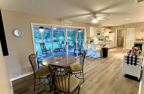 Vero Beach House | "Tropical Getaway" Peaceful, cozy, clean 3-2 home. Inviting back porch w swing.