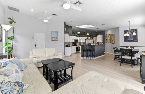 Margate House | Tropical Oasis Escape with Heated Pool & BBQ