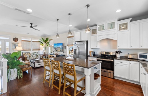 Holden Beach House | "Tropical Punch" Tastefully decorated 4 bedroom, 3.5 bathroom home w/a private pool.