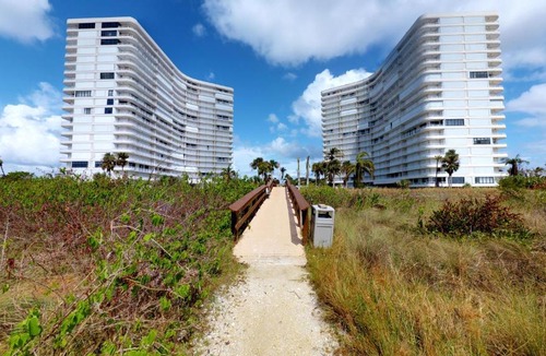 Marco Island House | Updated 2 Bed Condo Offering Long Beach Views From Balcony