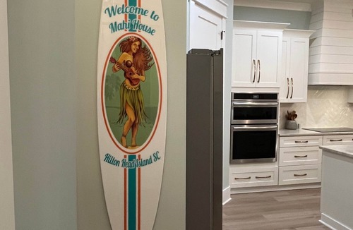 Folly Field House | Walk to Beach, 8BR, Heated Pool, Sauna, Elevator