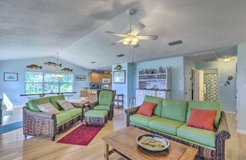 Carrabelle House | Waterfront Gulf Coast Getaway with Boat Dock!