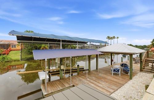 Port Saint Lucie House | Waterfront Home - Dock Boat Lift & Close to Beach