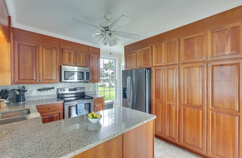 Wicomico Church House | Waterfront Home with Large Yard, Dock & Bay View