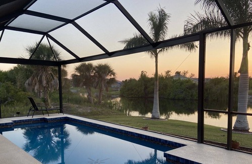 South Gulf Cove House | Waterfront, Private Pool, Three Palms