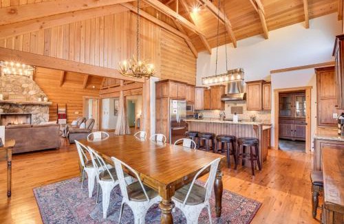 Sapphire House | Wooded Cabin: Mtn Views, Hot Tub & 2 Decks!