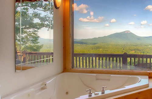 Helen Cabin | Yonah Vista - Luxury Couples Cabin with Spectacular Mountain Views