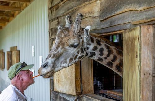 Troutman Other | Zootastic Retreat Private Hot Tub Zoo Access