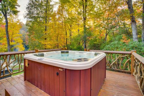25-Acre Mountain Retreat w/Trails, Pond, Hot Tub