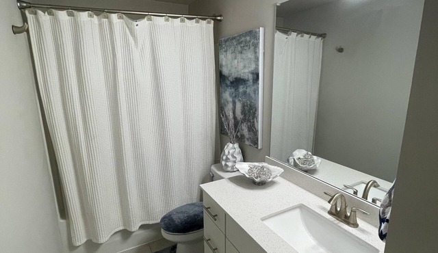 Beautiful 4 Bedroom home with indoor fireplace.