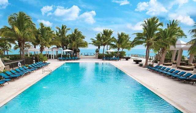 Beautiful oceanfront studio condo with walk out patio.