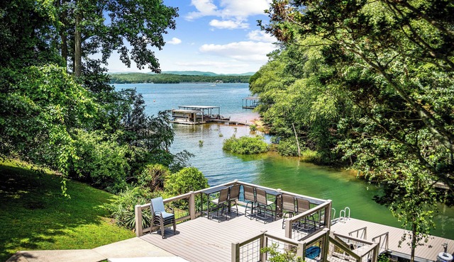 Blue Ridge Lake Home w/Hot Tub in Morganton!