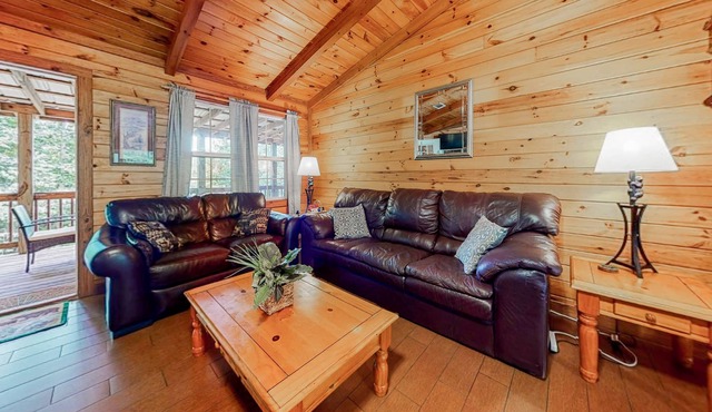 Charming Cabin with Private Hot Tub & Lovely Mountain Views - Dogs OK