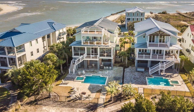 Creekfront Home with Pool, Dock and Stunning Views